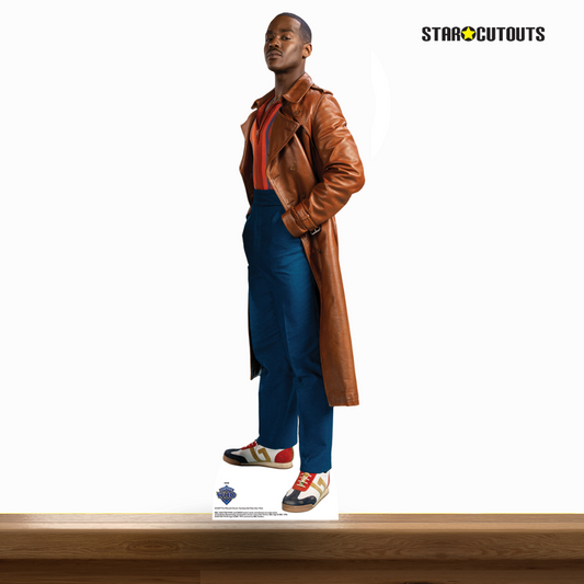 SC4557 15th Doctor Who Ncuti Gatwa Side Pose  Star Mini Cardboard Cut Out Height 91cm - mycardboardcutout