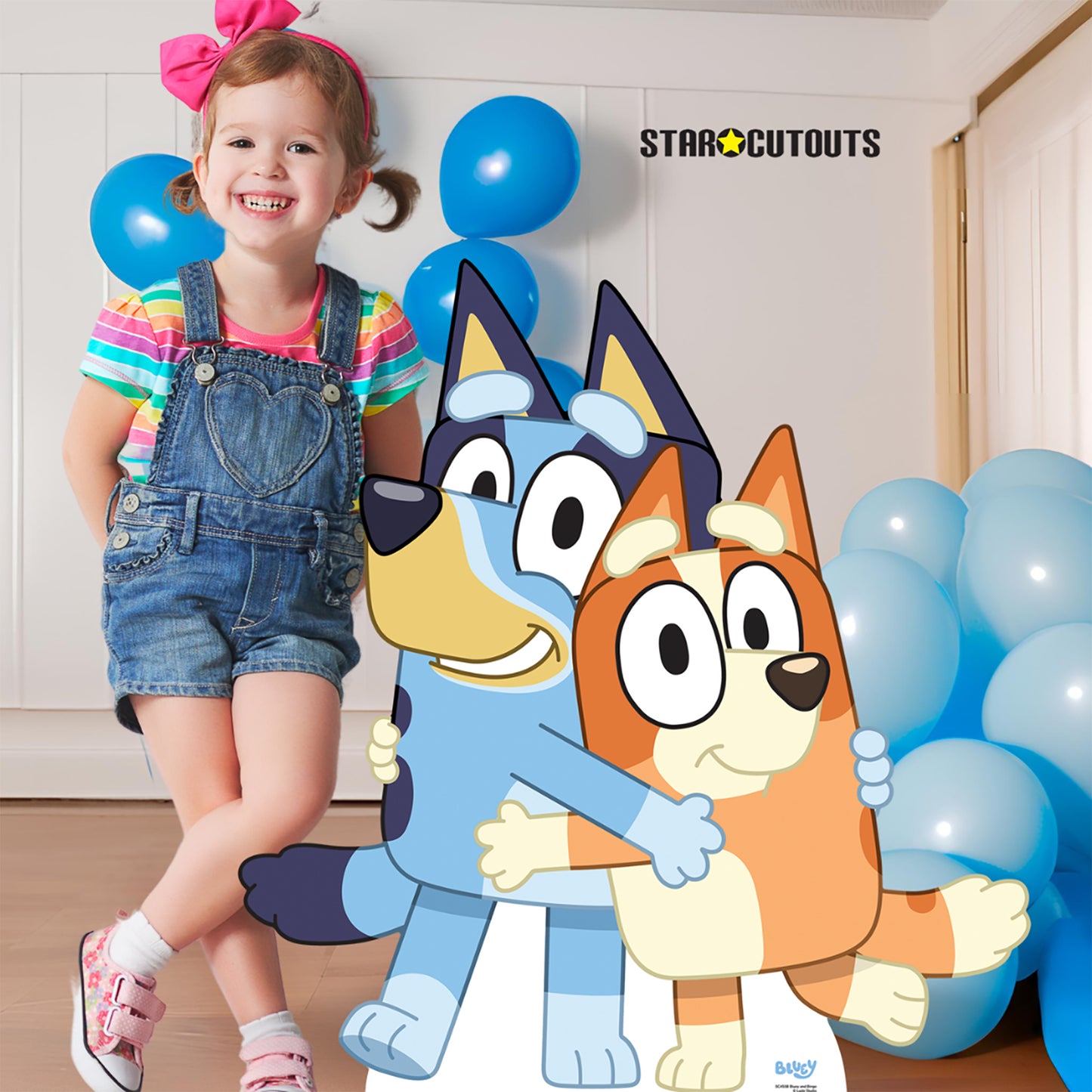 SC4558 Bluey and Bingo Cardboard Cut Out Height 91cm