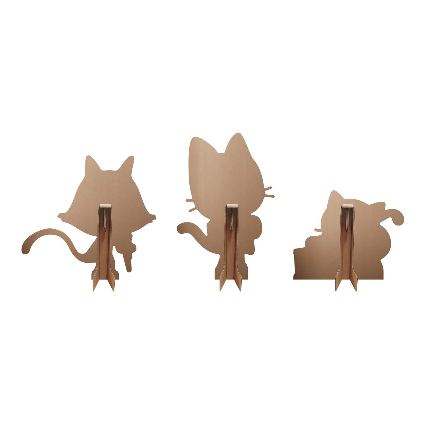 SC4564 Pandy Paws, CatRat, Pillow Cat Cardboard Cutout Decoration Multi Pack - Gabbys Dolhouse Height 56cm