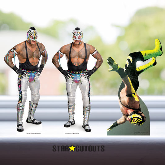 SC4579 Rey Mysterio Three Shelf Top  Cardboard Cutouts Height 29cm