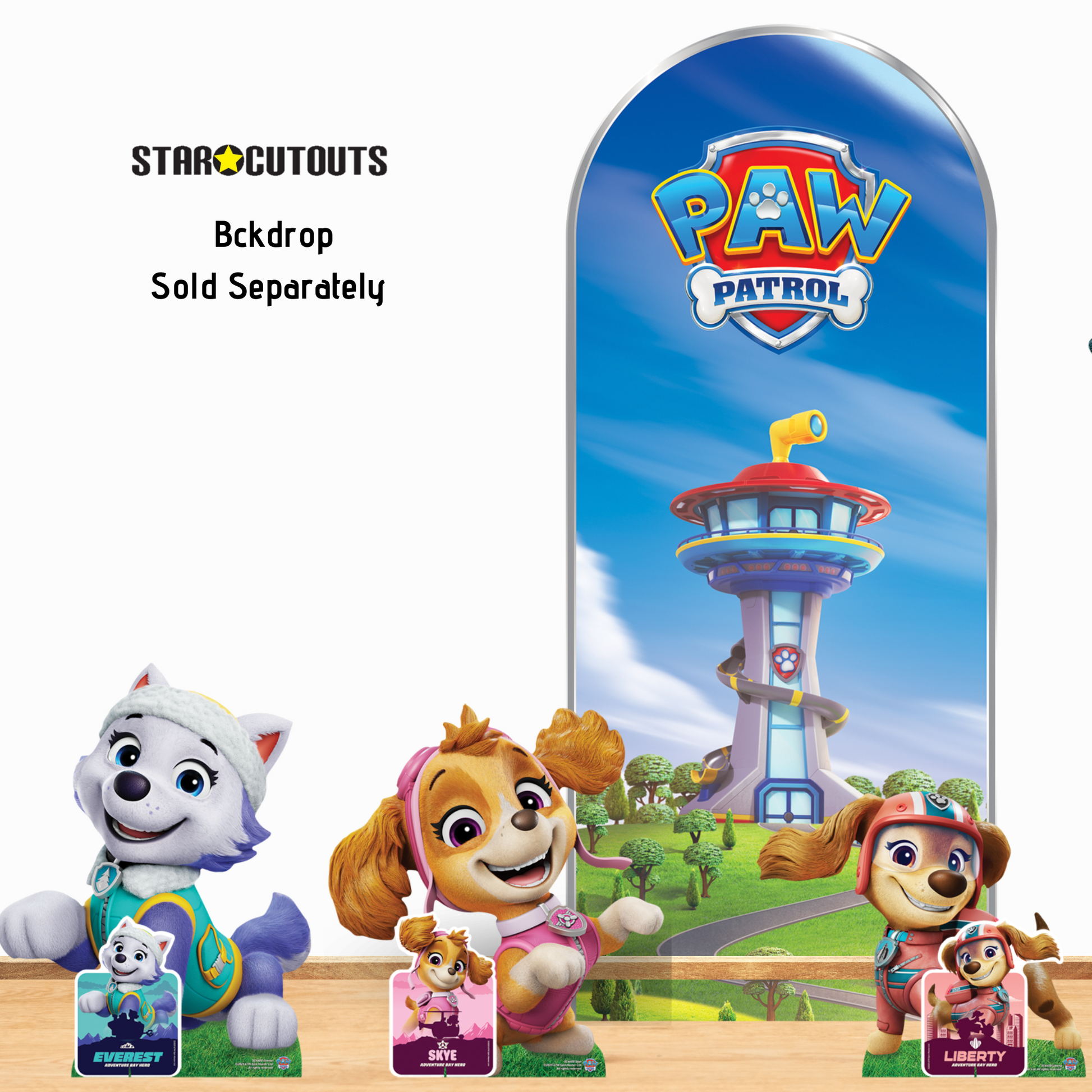 boys party, event planning, girls party, kids party, kids party props, Paw Patrol, Paw Patrol cardboard cutout], Paw Patrol cutouts, paw Patrol party for girls, Paw Patrol party ideas, Paw Patrol partydecor, Paw Patrol Skye cardboard Cutout, Paw Patrol Skye cutout, Paw Patrol standees, Skye cardboard cutout, Skye party decor, Skye party ideas, tv character cutouts