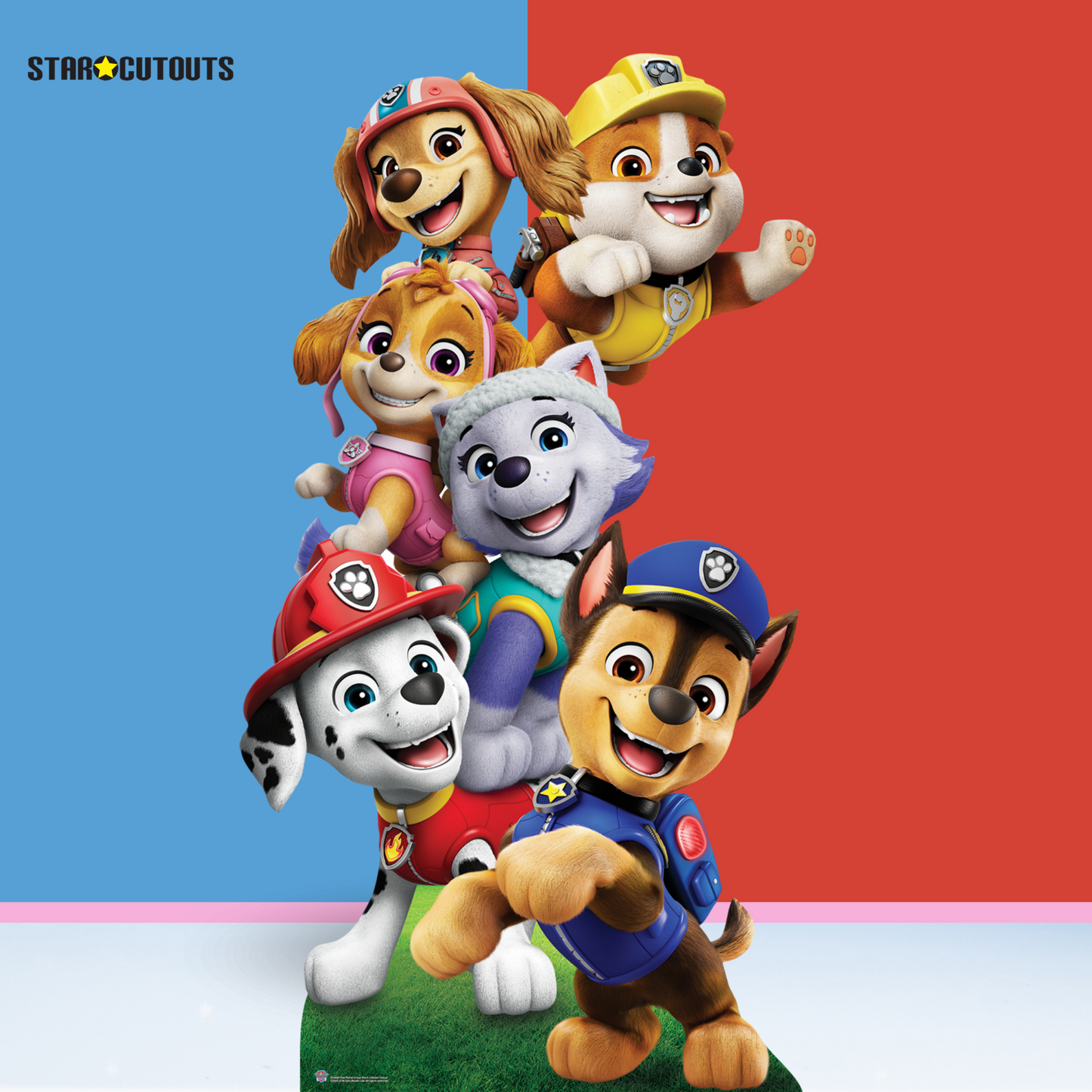 SC4602 Paw Patrol Group Shot Cardboard Cut Out Height 164cm