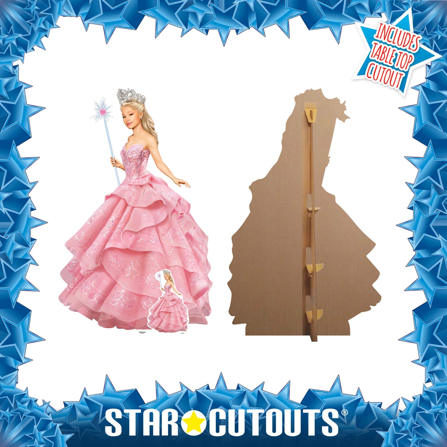 SC4628 Glinda Witch Wicked Pink Cardboard Cut Out Height 150cm