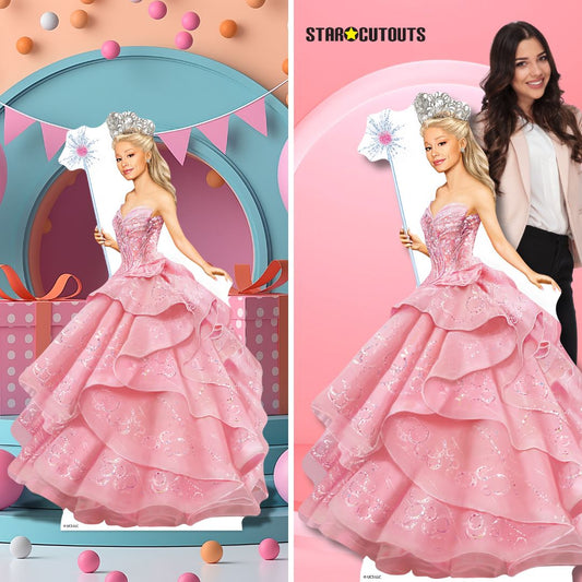 SC4628 Glinda Witch Wicked Pink Cardboard Cut Out Height 150cm