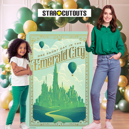 SC4656 Wicked Emerald City Backdrop Single Cardboard Cut Out Height 133cm