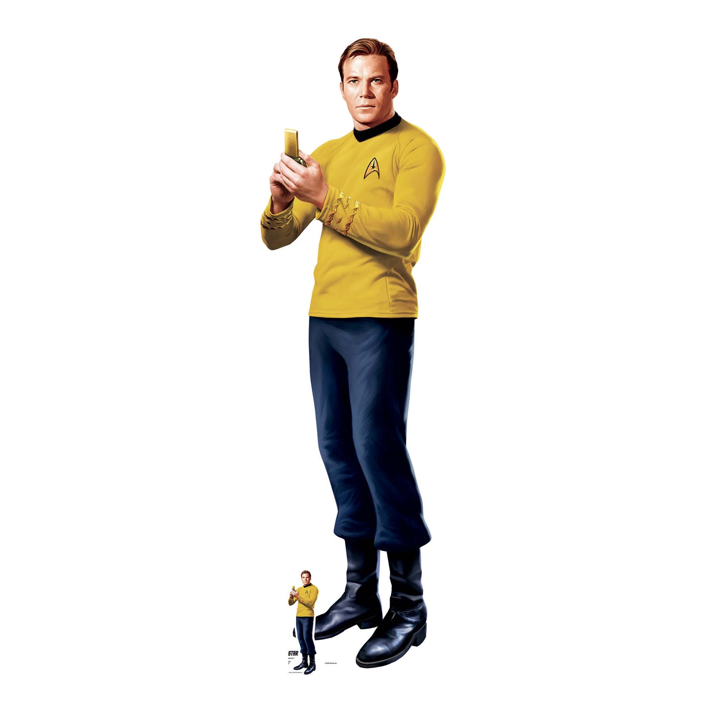 SC4673 Captain Kirk Cardboard Cut Out Height 179cm