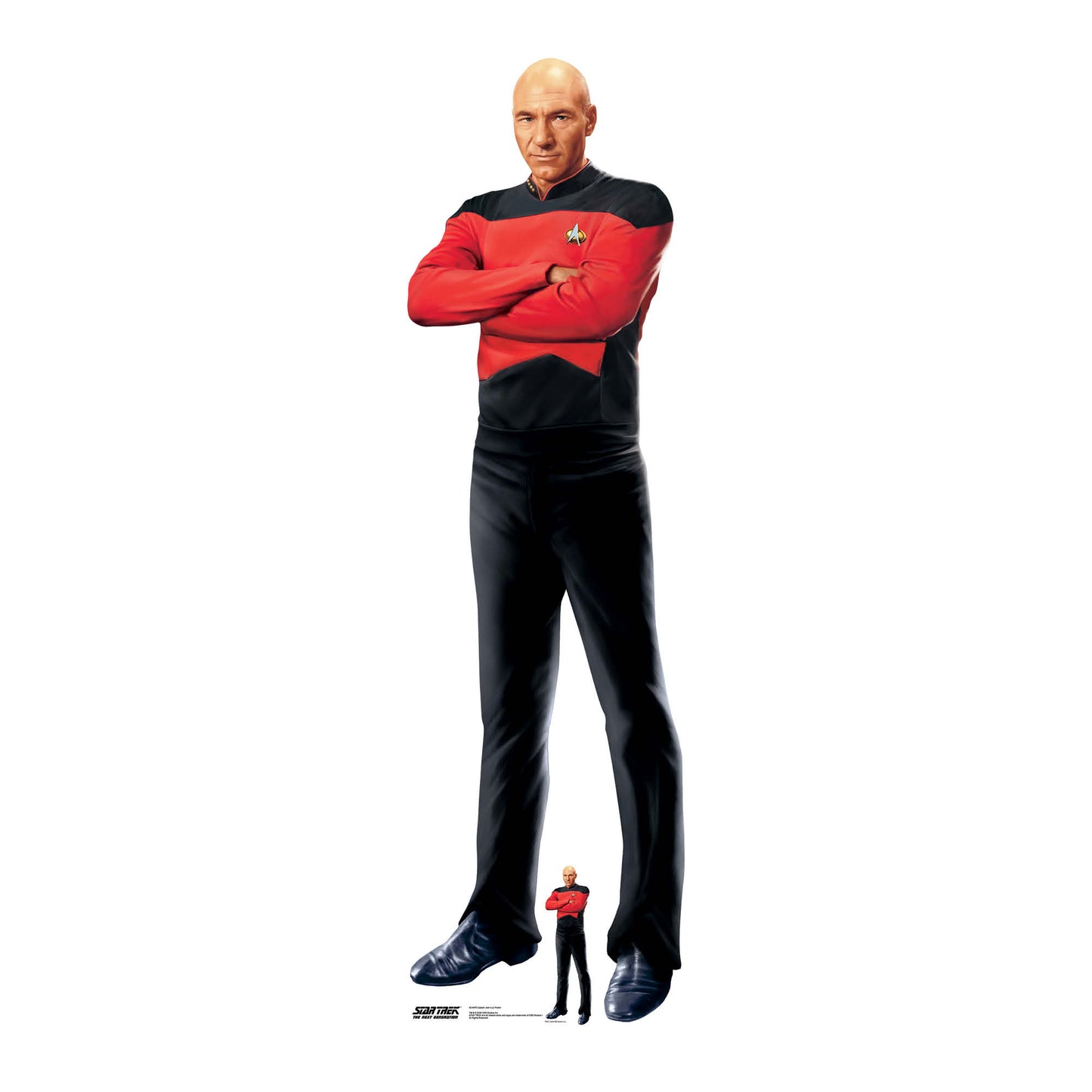 SC4676 Captain Jean-Luc Picard Cardboard Cut Out Height 176cm