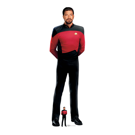 SC4677 William Riker Cardboard Cut Out Height 192cm