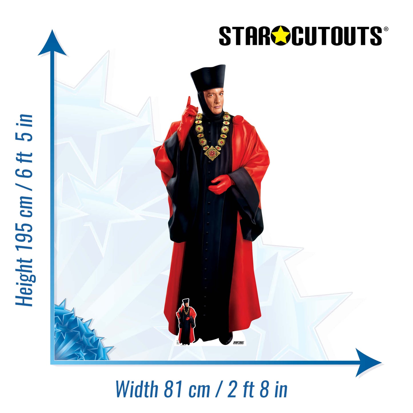 SC4681 Q Cardboard Cut Out Height 195cm