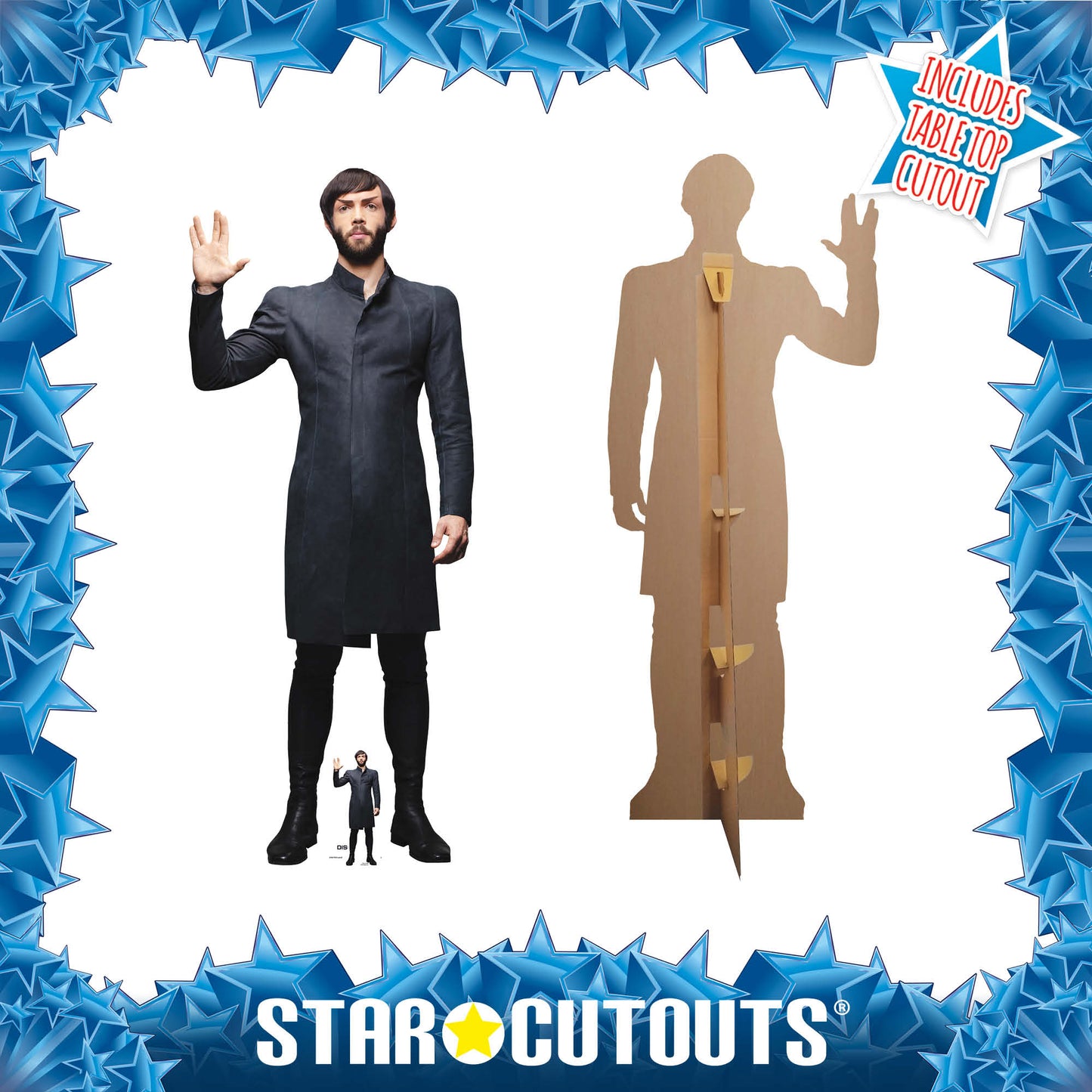 SC4711 Spock Cardboard Cut Out Height 185cm