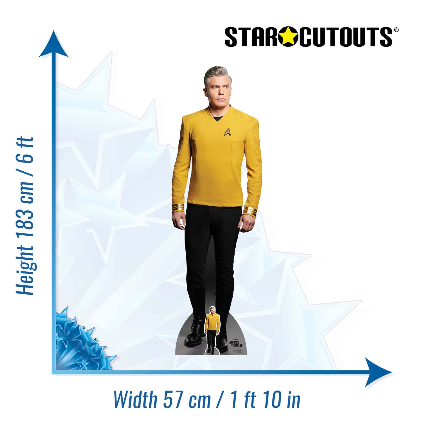 SC4712 Pike Cardboard Cut Out Height 183cm