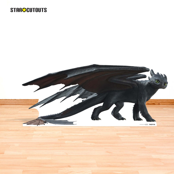 SC4721 Toothless Dragon Live Action Cardboard Cut Out Height 82cm ...