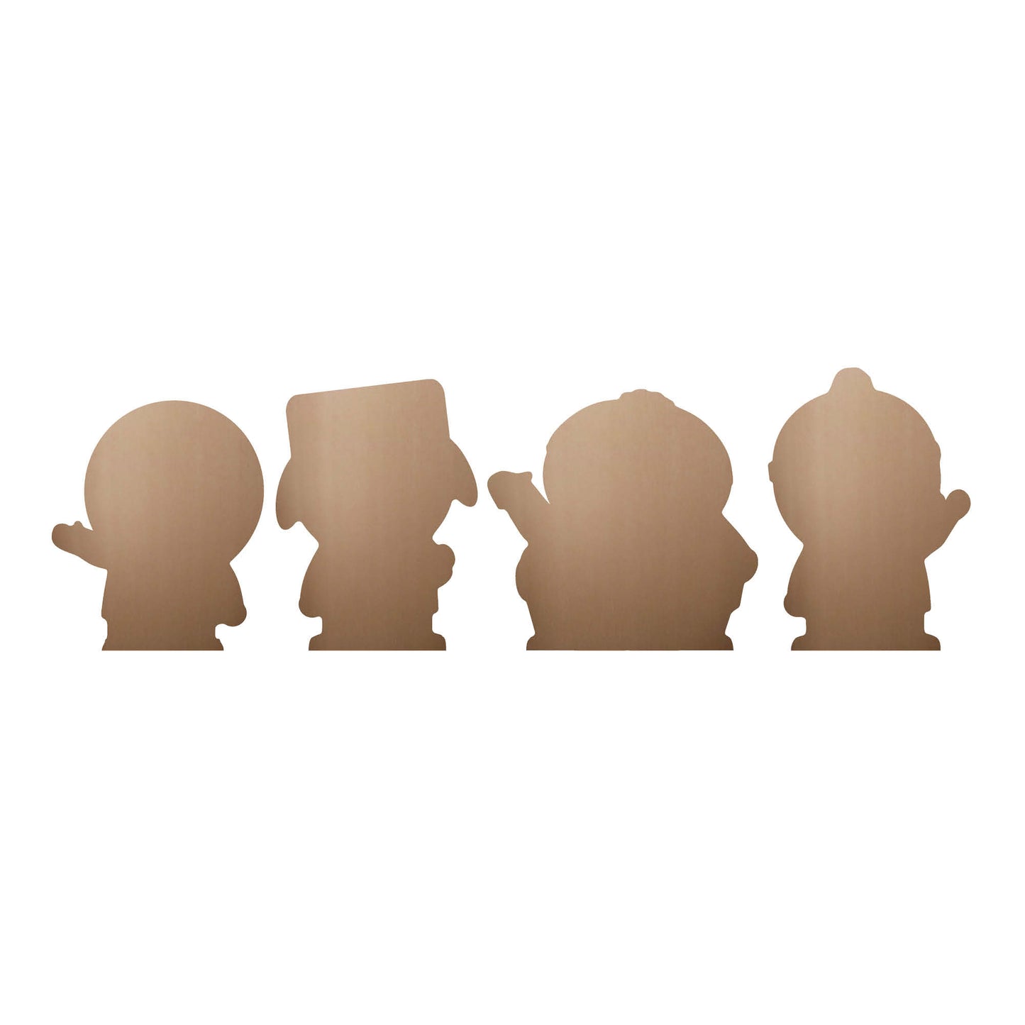 SC4741 South Park Cartman Stan Kyle and Kenny Shelf Top Pack Cardboard Cutouts Height 17cm