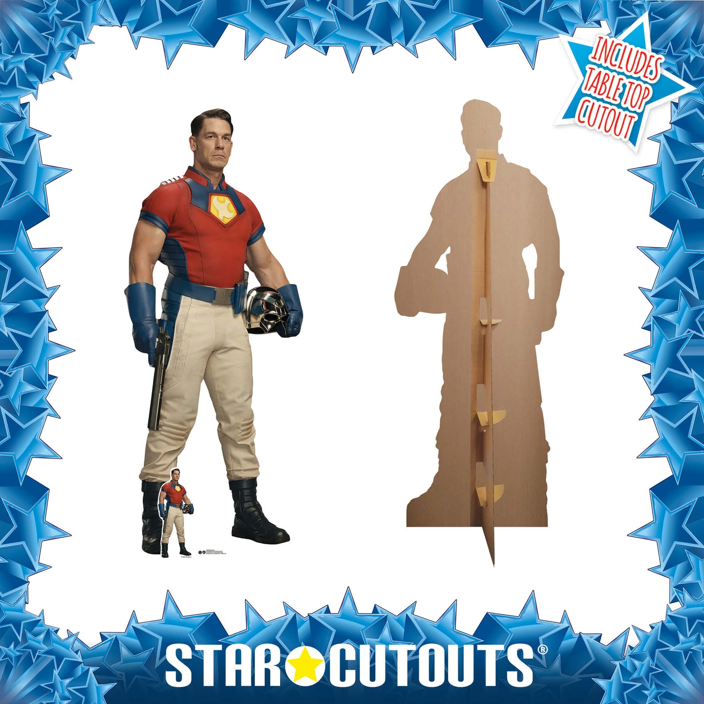 SC4750 John Cena Peacemaker with Sonic Boom Helmet Cardboard Cutouts Height 192cm
