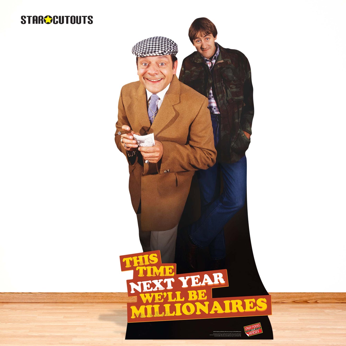SC4751 Rodney and Del Boy (This Time Next Year We'll Be Millionaires)  Cardboard Cut Out Height 188cm