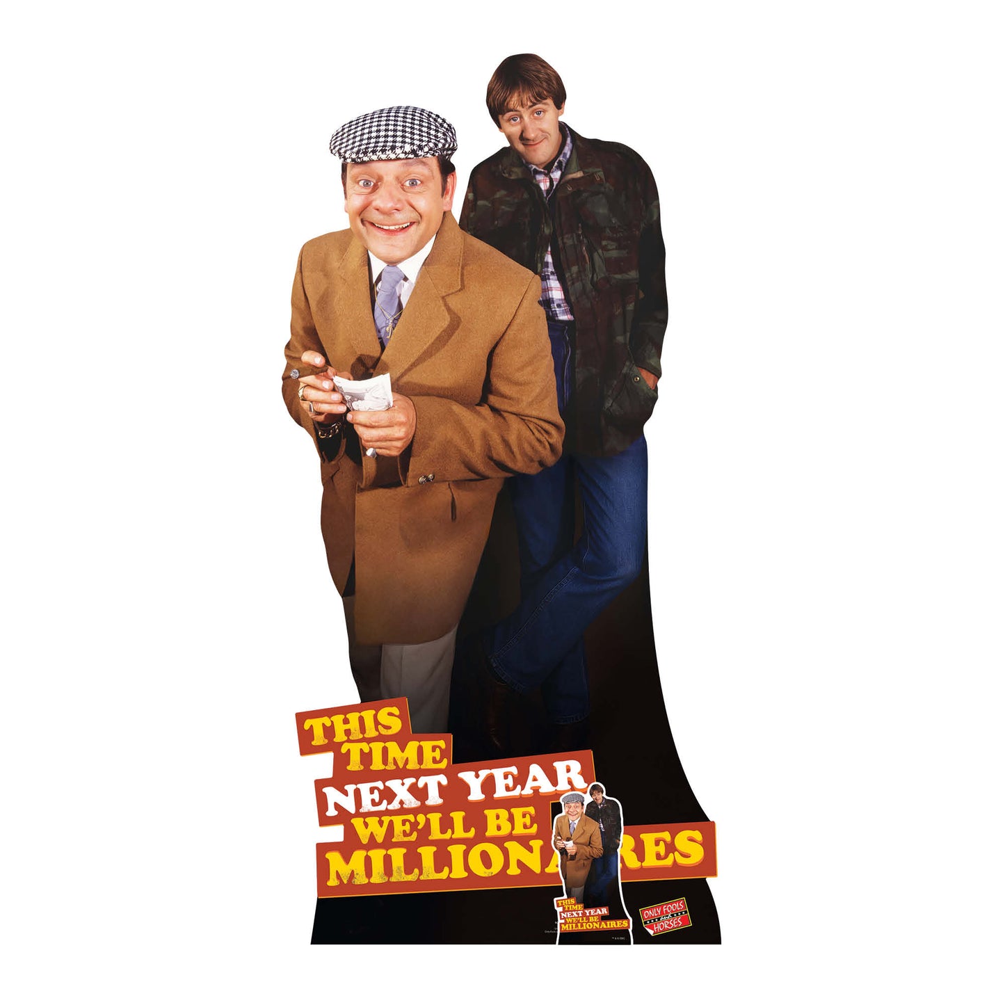 SC4751 Rodney and Del Boy (This Time Next Year We'll Be Millionaires)  Cardboard Cut Out Height 188cm