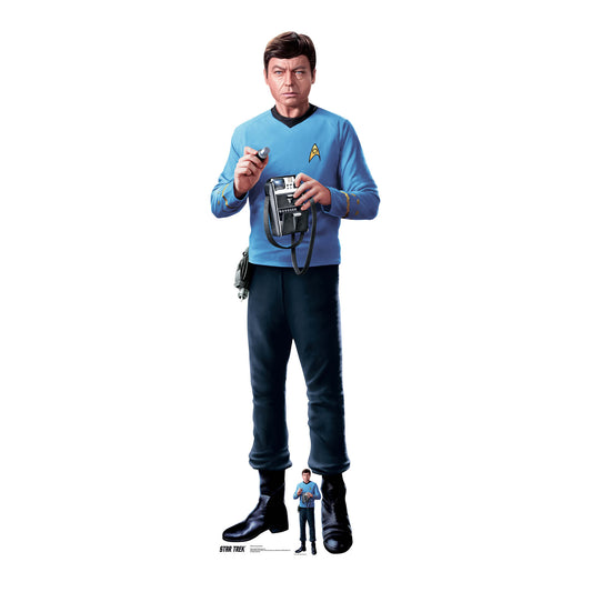 SC4813 Leonard McCoy Star Trek Cardboard Cutout Height 180cm