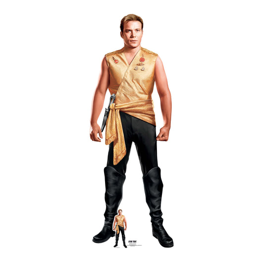 SC4815 Mirror Universe Captain  Kirk Star Trek Cardboard Cutout Height 176cm