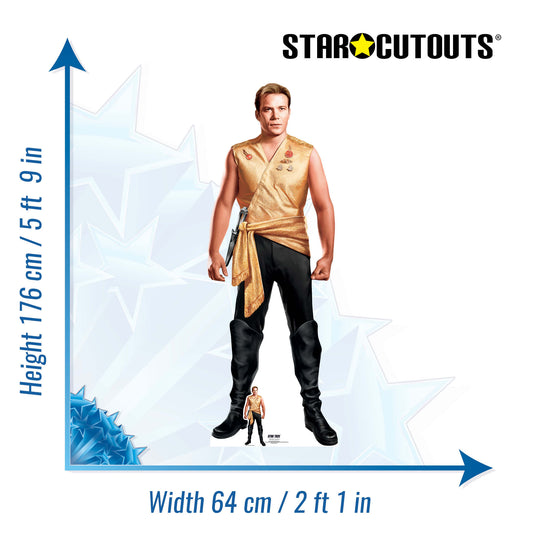SC4815 Mirror Universe Captain Kirk Star Trek Cardboard Cutout – 176cm Collector Display