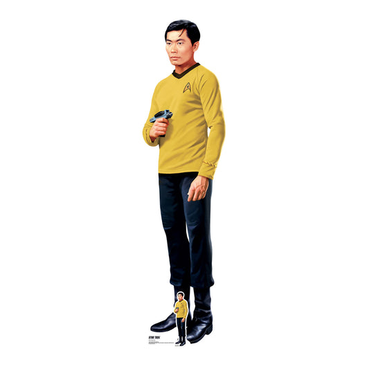 SC4817 Hikaru Sulu Star Trek Cardboard Cutout Height 175cm