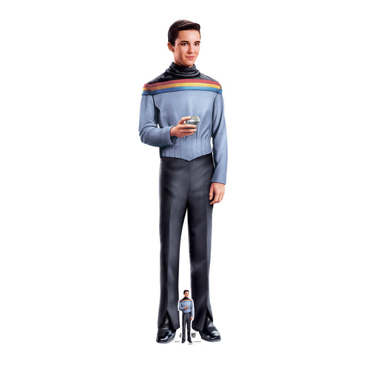 SC4820 Wesley Crusher Star Trek Cardboard Cutout Height 169cm