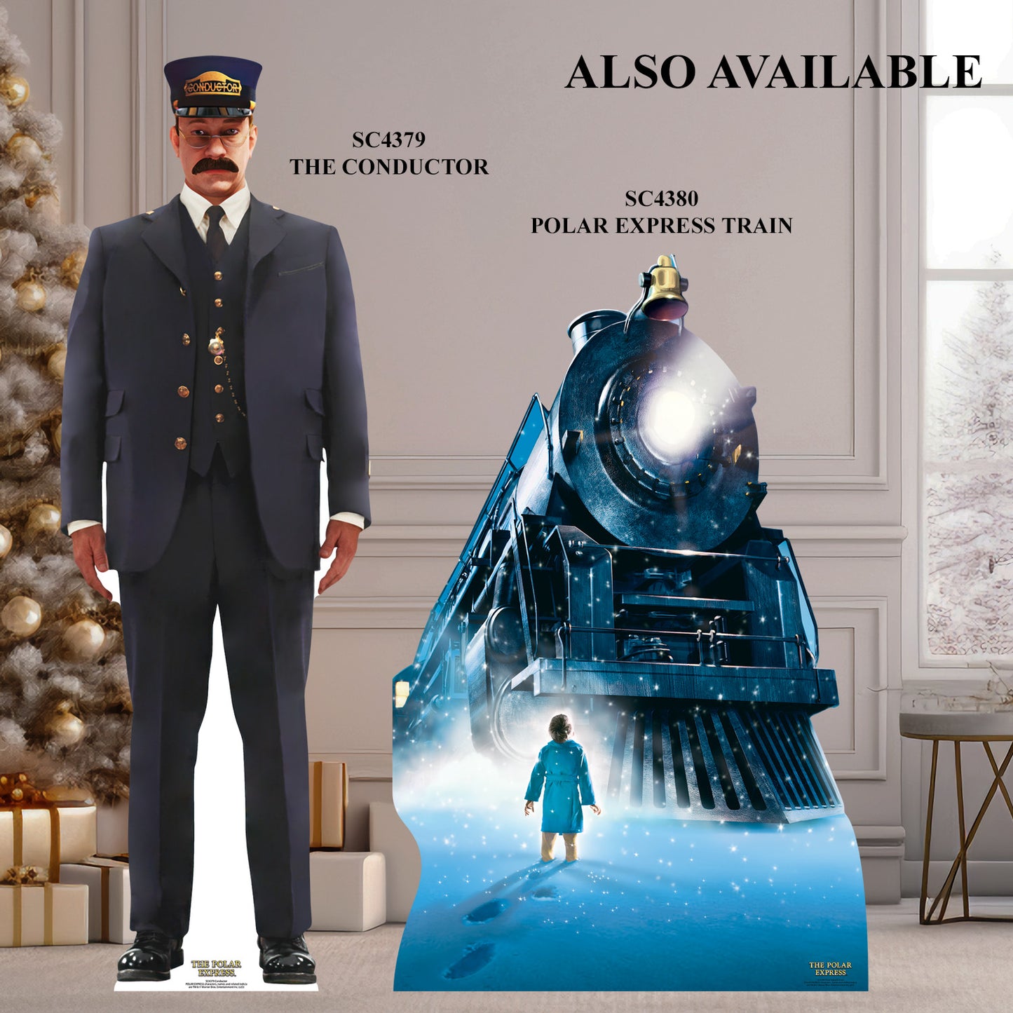 SC4829 The Polar Express Hero Boy Christmas Cardboard Cutout Height 135cm