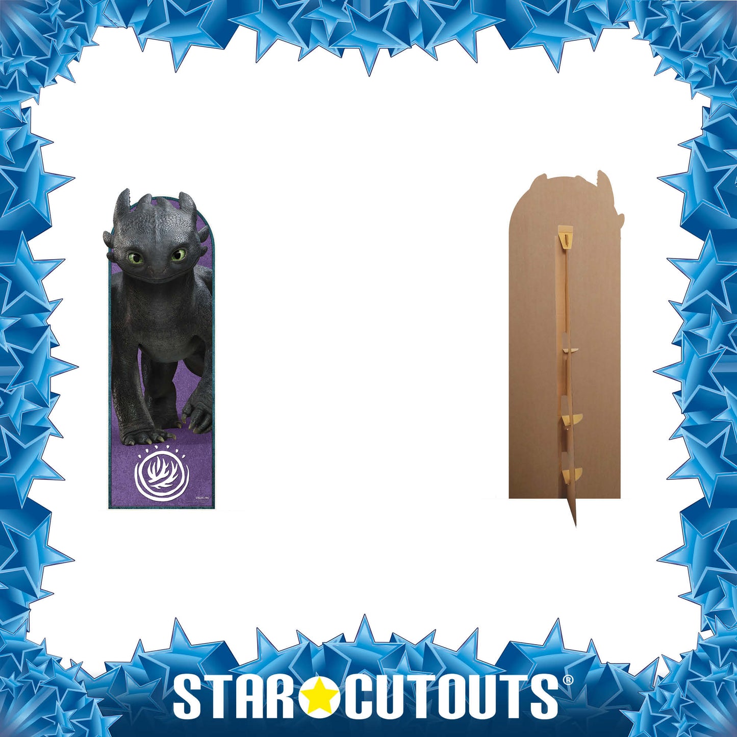 SC4838 Toothless Sailboard  How To Train Your Dragon Live Action Cardboard Cut Out Height 186cm