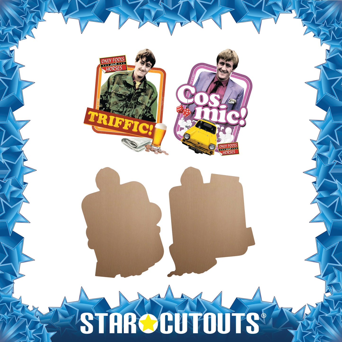 SC4851 Triffic & Cosmic Wall Décor  Cardboard Cut Out Height 56cm