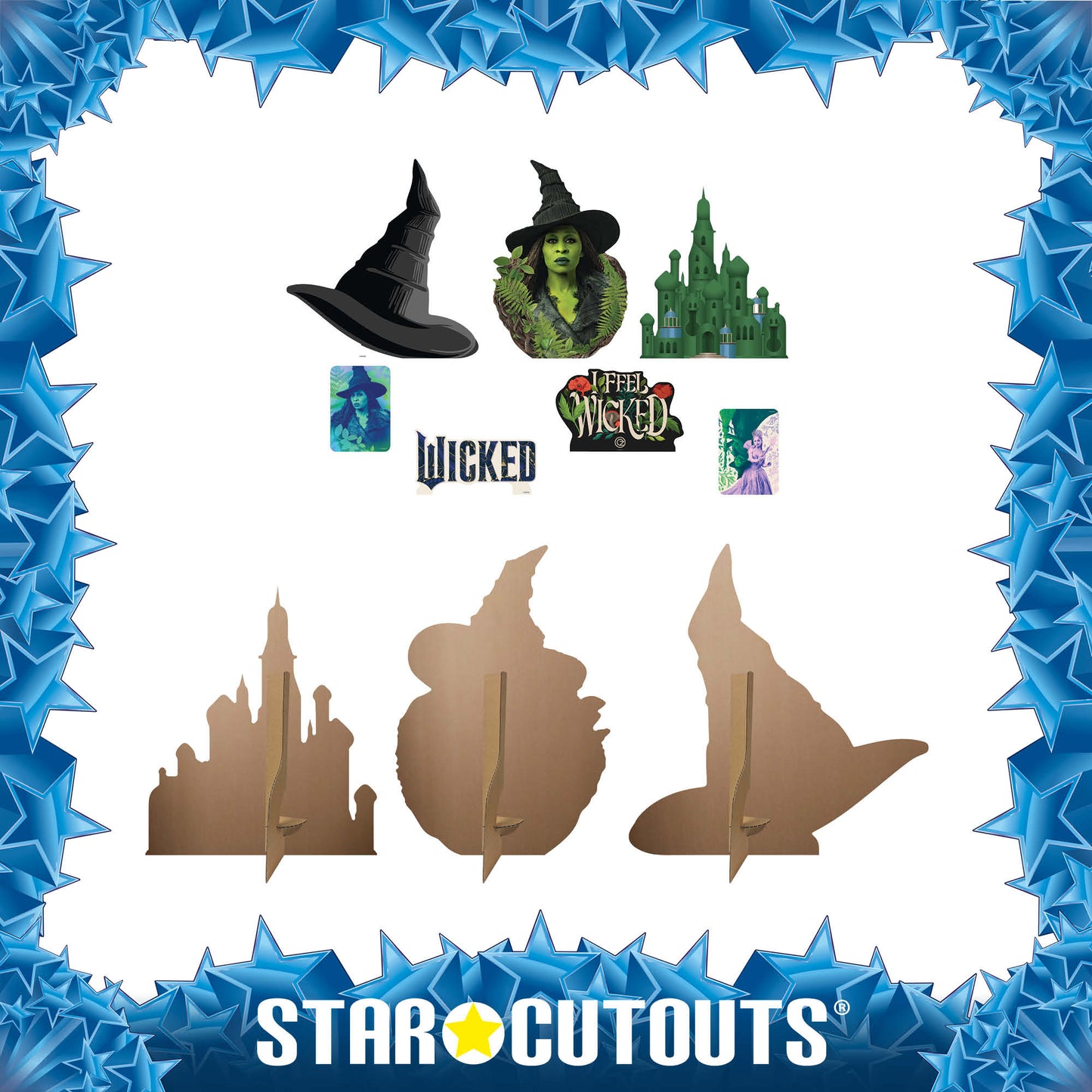 SC4856	Wicked For Good Elphaba Star Mini Bundle (Multi-Function)  Cardboard Cutouts