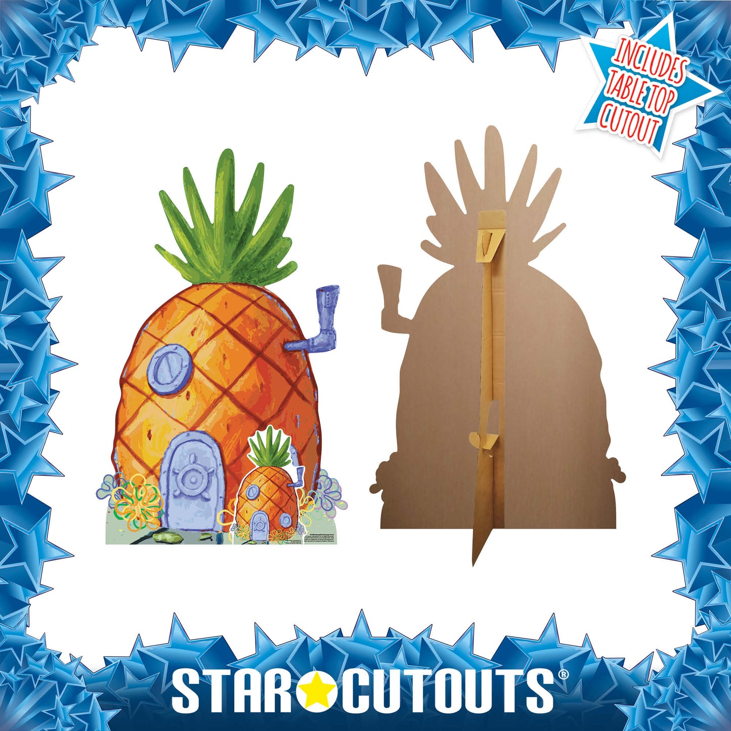 SC4868 SpongeBob Pineapple House Cardboard Cutout Height 136cm