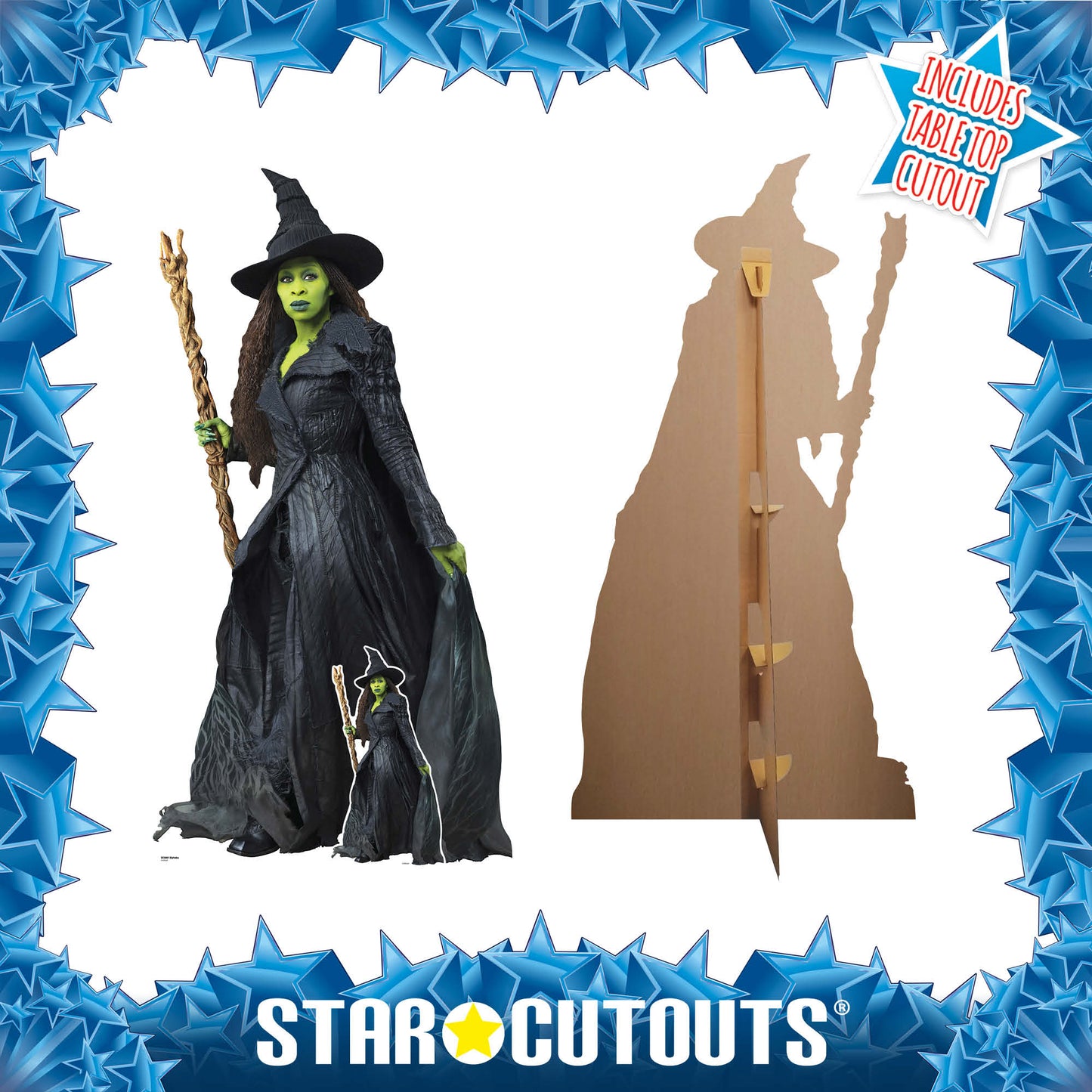 SC4881 Wicked for Good Movie Elphaba Witch Life Sized Cardboard Cutout Height 180cm