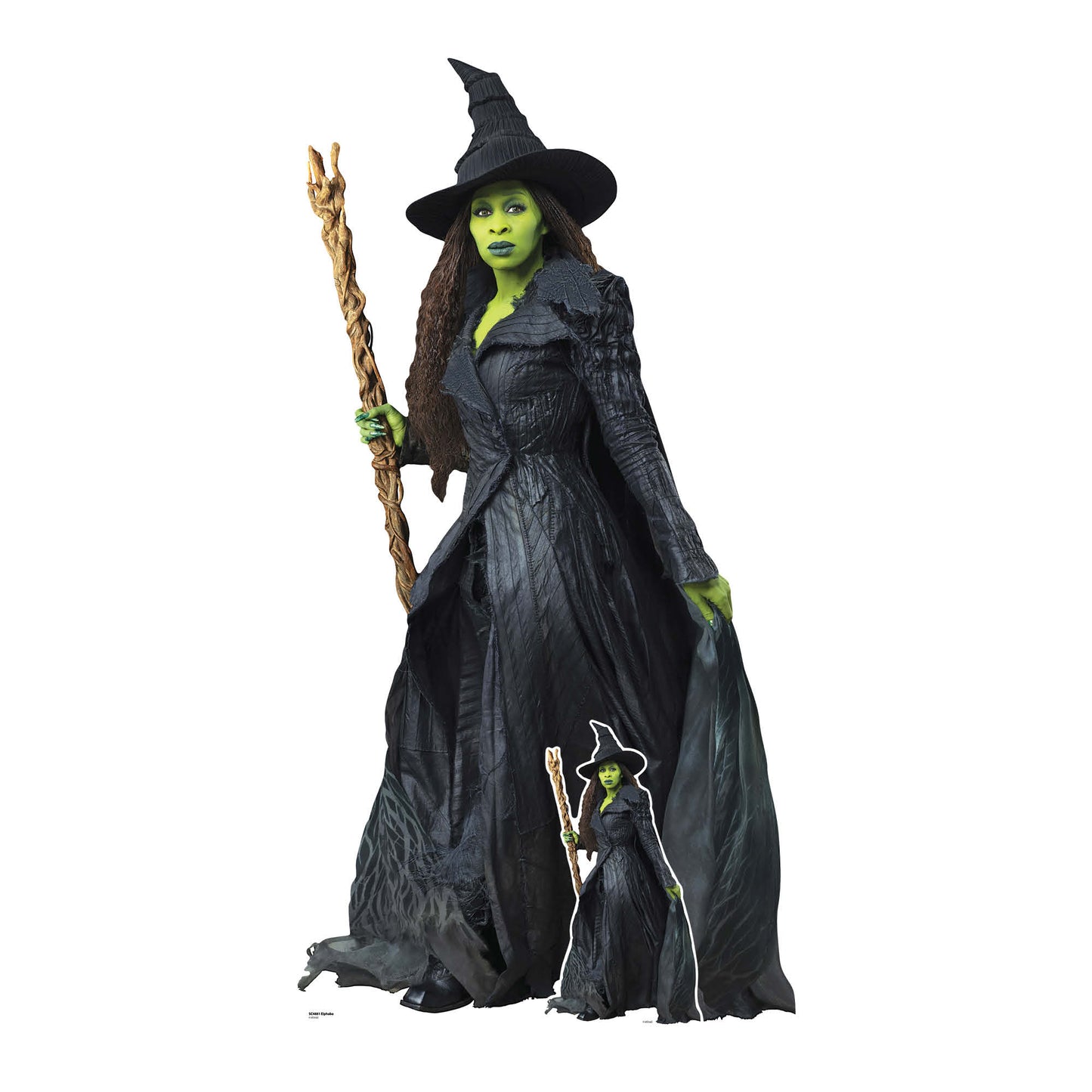 SC4881 Wicked for Good Movie Elphaba Witch Life Sized Cardboard Cutout Height 180cm