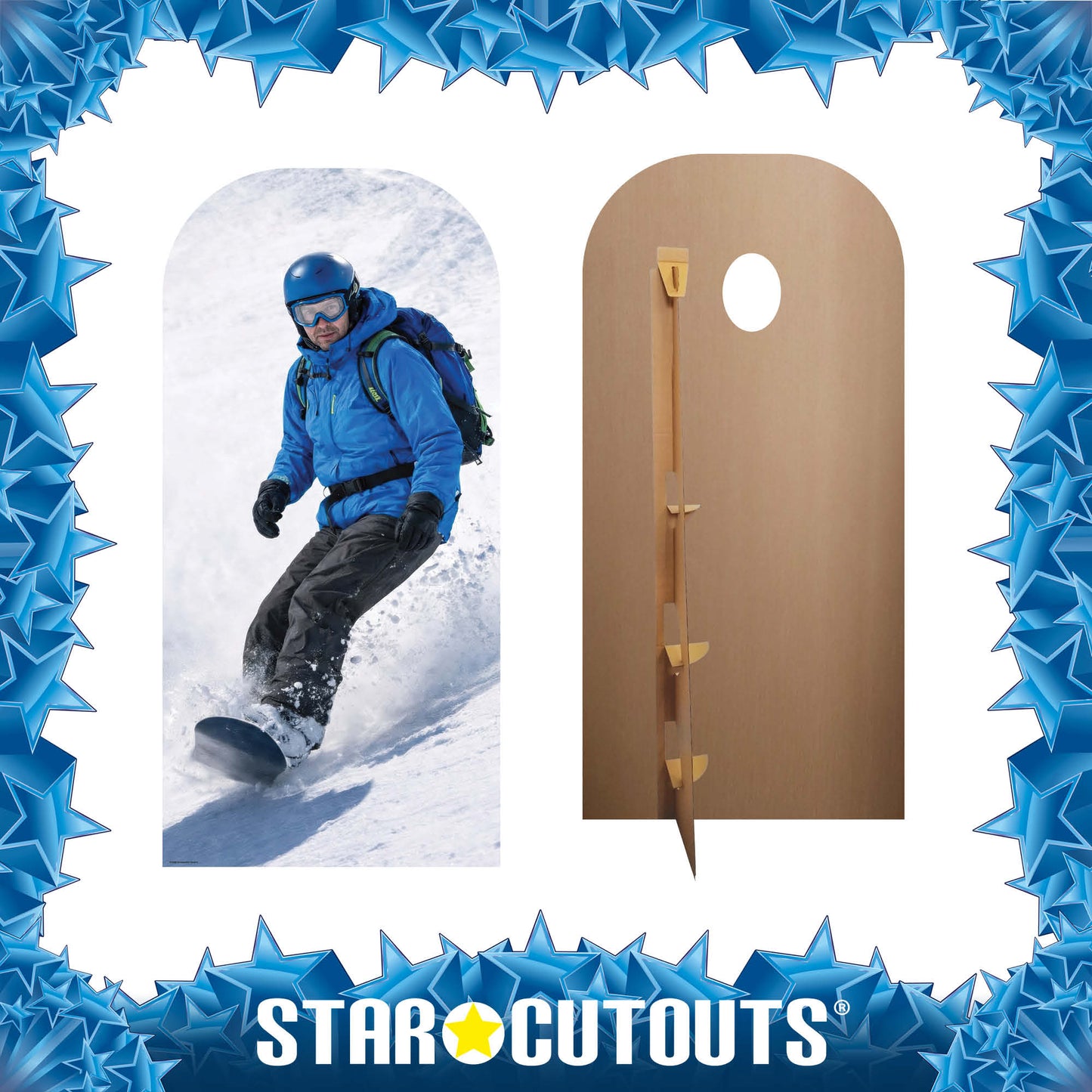 SC4888 Snowboarder Stand-in Cardboard Cutout Height 190cm