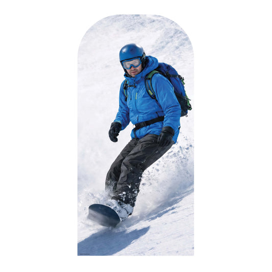SC4888 Snowboarder Stand-in Cardboard Cutout Height 190cm
