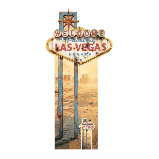 SC4889 Apocalyptic Vegas Sign Cardboard Cutout Height 194cm