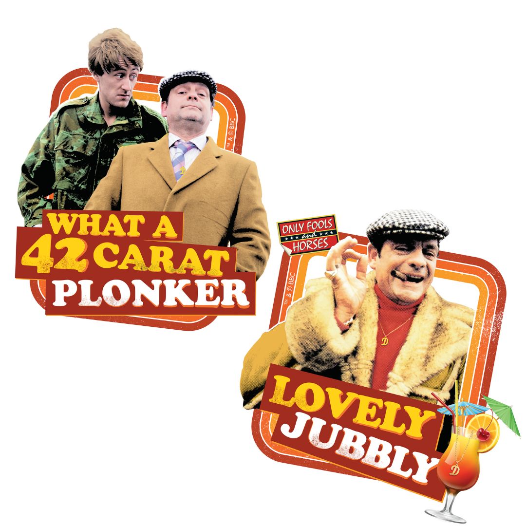 SC4920 What a 42-Carat Plonker & Lovely Jubbly Wall Décor  Cardboard Cut Out Height 55cm