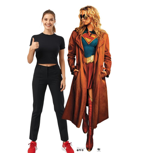 SC4930 Supergirl Milly Alcock Shades Supergirl Movie 2026 Cardboard Cutouut Height 190cm