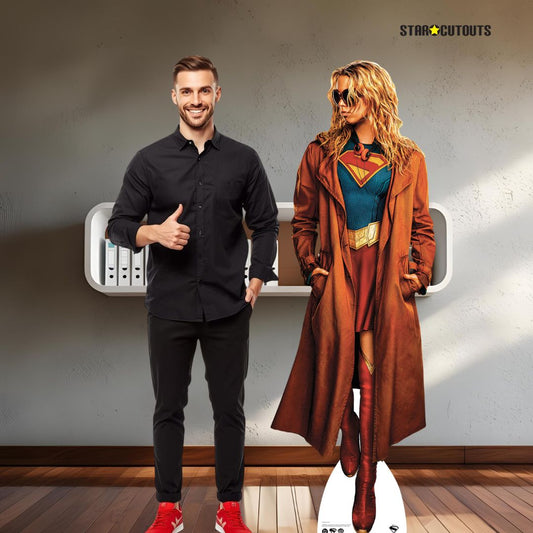 SC4930 Supergirl Milly Alcock Shades Supergirl Movie 2026 Cardboard Cutouut Height 190cm