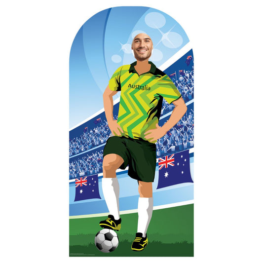 SC4944 Austrailia Football World Tournament Cup Stand-in Cardboard Cutout Height 190cm