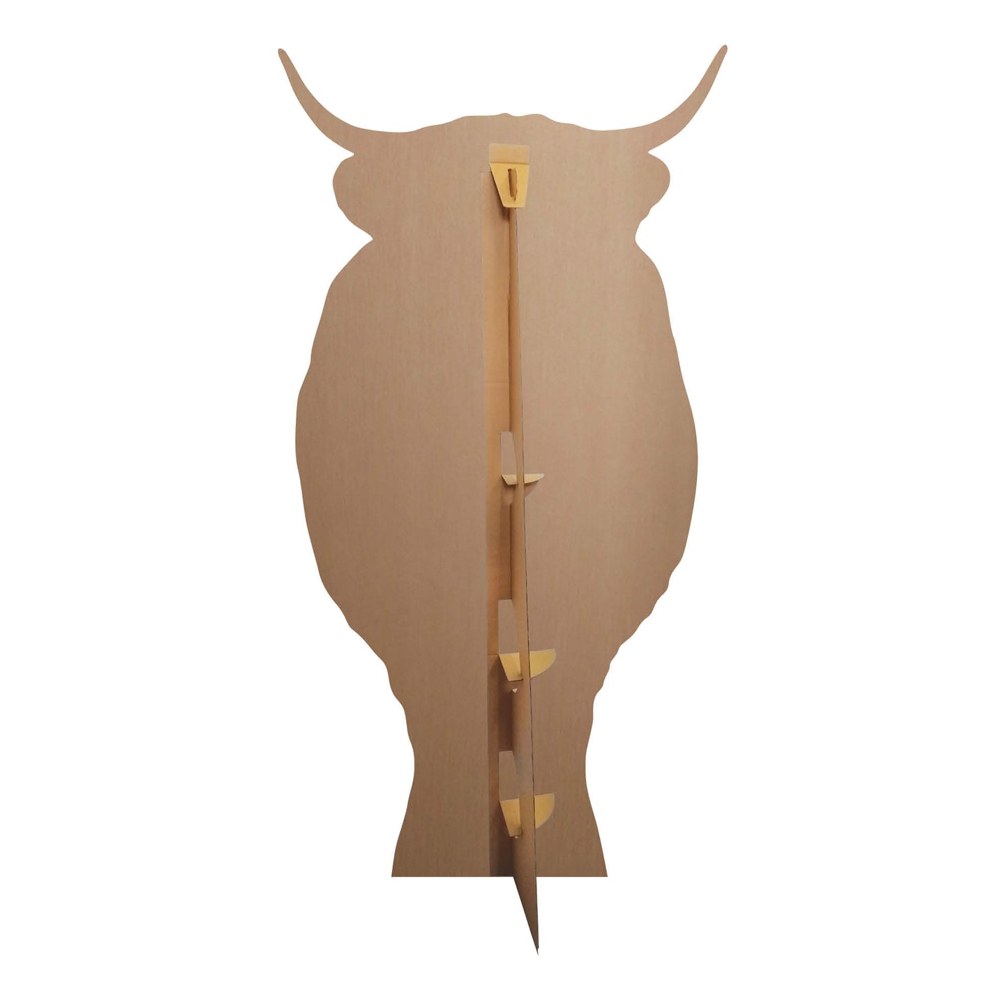 SC5028 Tall Highland Cow in Meadow Cardboard Cutout Height 168cm