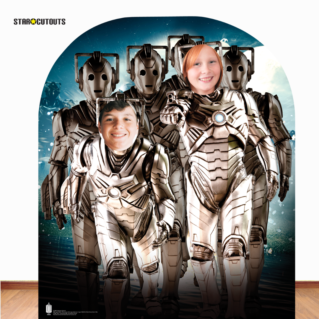 SC661 Cyberman Stand In child Cardboard Cutout - mycardboardcutout