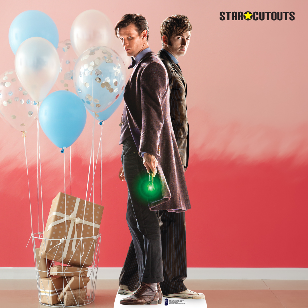 Doctor Who Matt Smith David Tennant Cardboard Cutout Anniversary Special 10th and 11th - mycardboardcutout