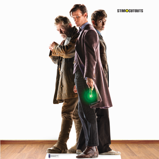 The Three Doctors 50th Anniversary Special Cardboard Cutout