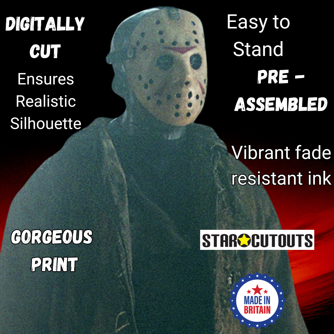 Jason Voorhees Friday the 13th Cardboard Cutout Lifesize