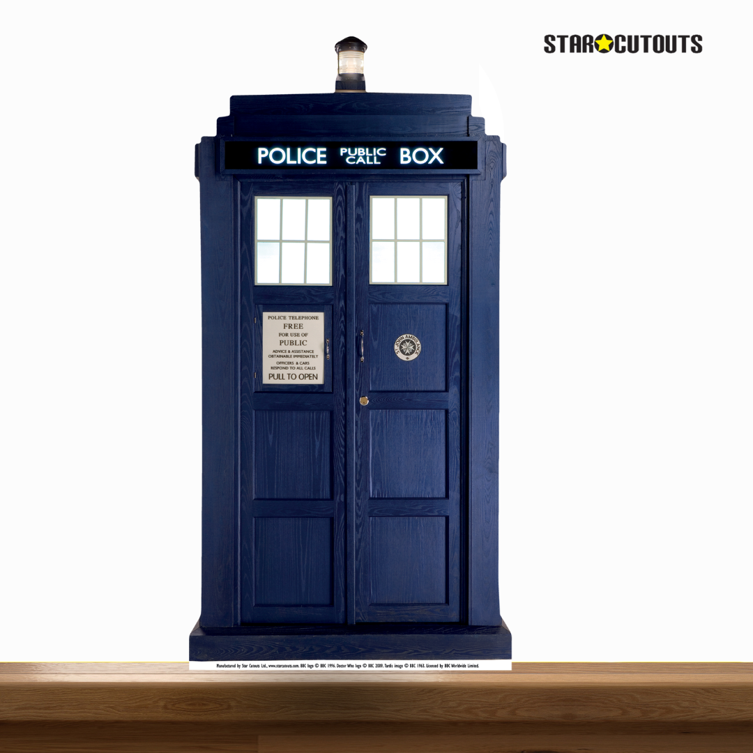 Tardis STAR MINI Cardboard Cutout - mycardboardcutout