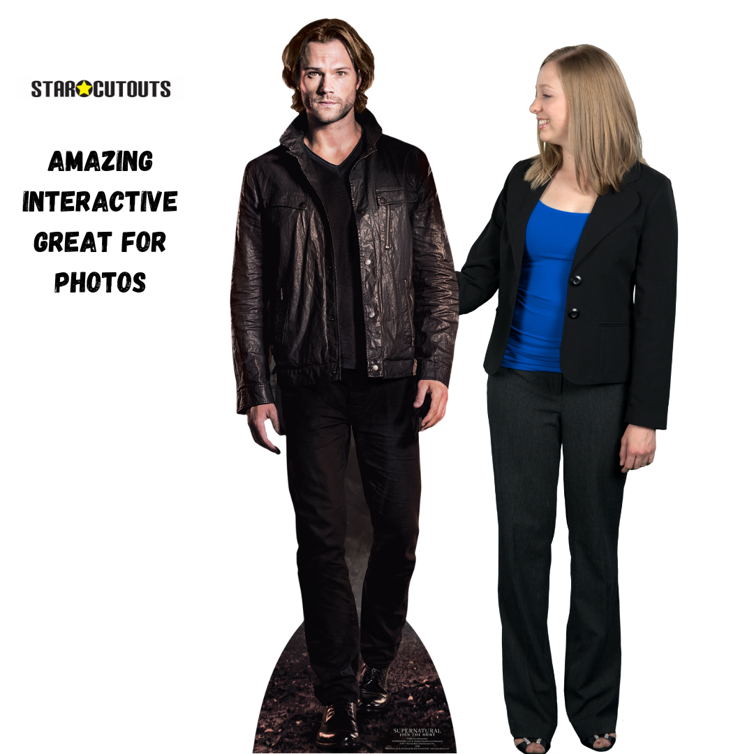 Sam Winchester Jared Padalecki Supernatural Cardboard Cutout Lifesize - mycardboardcutout