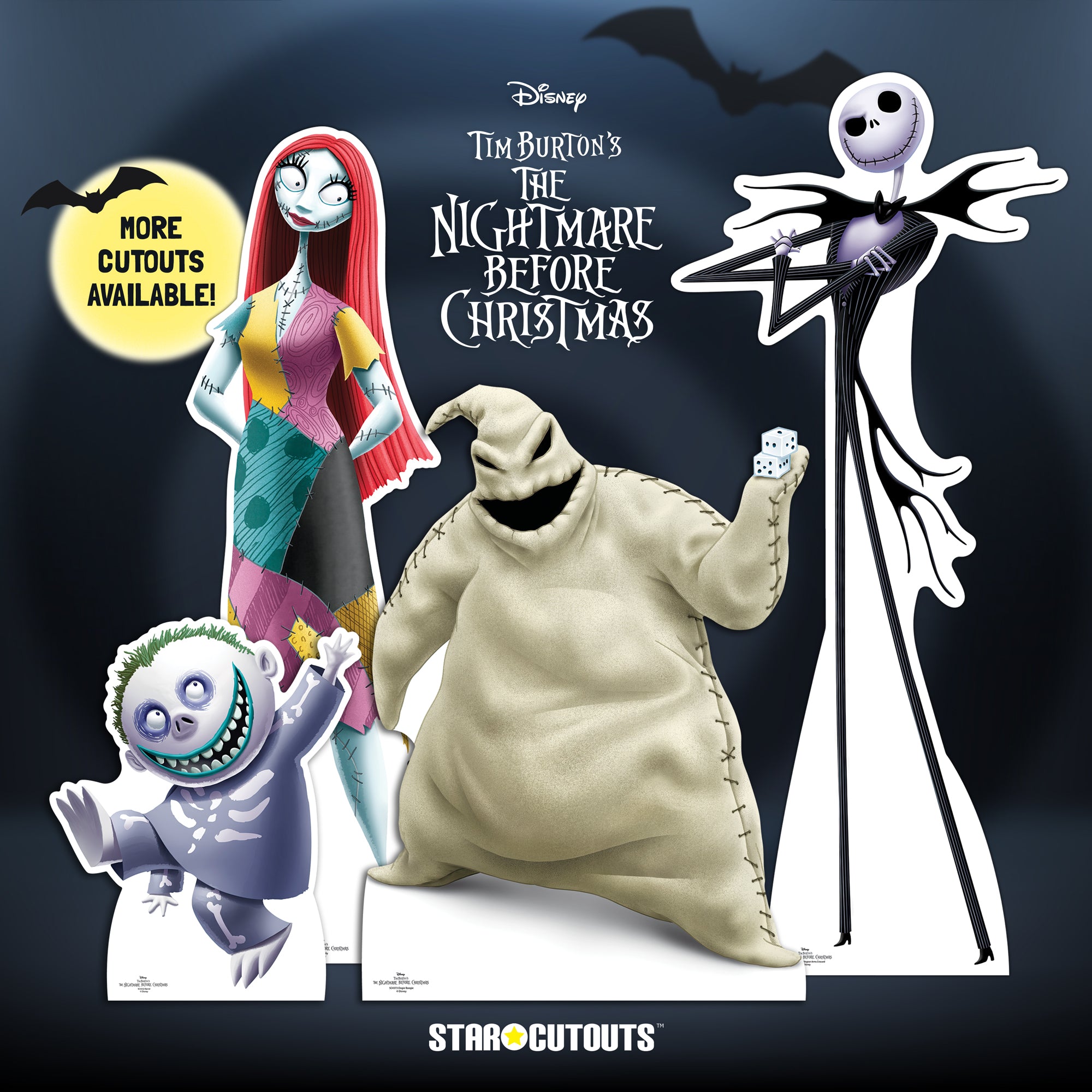 SC4373 Oogie Boogie Nightmare Before Christmas Cardboard Cut Out