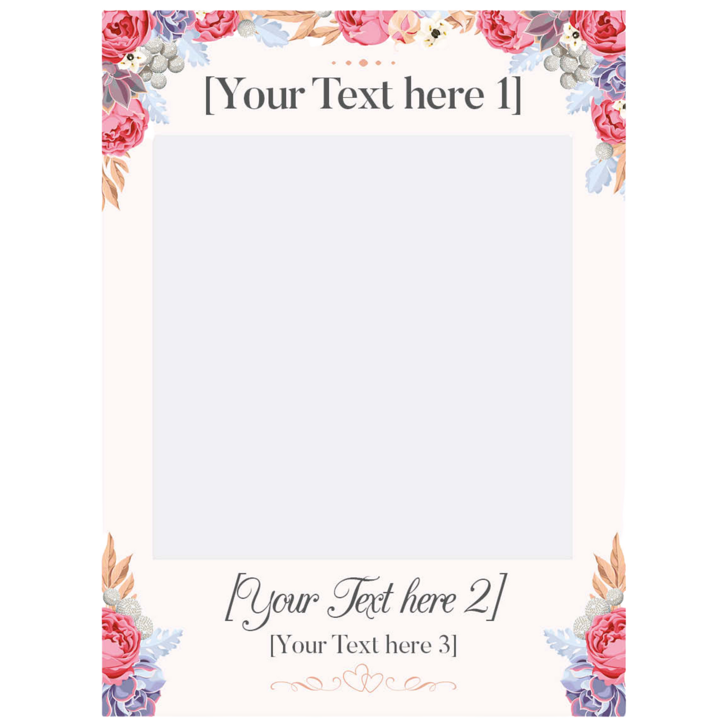 SF005 Selfie Frame Wedding & Props Regular Size  Height 79.5 cm