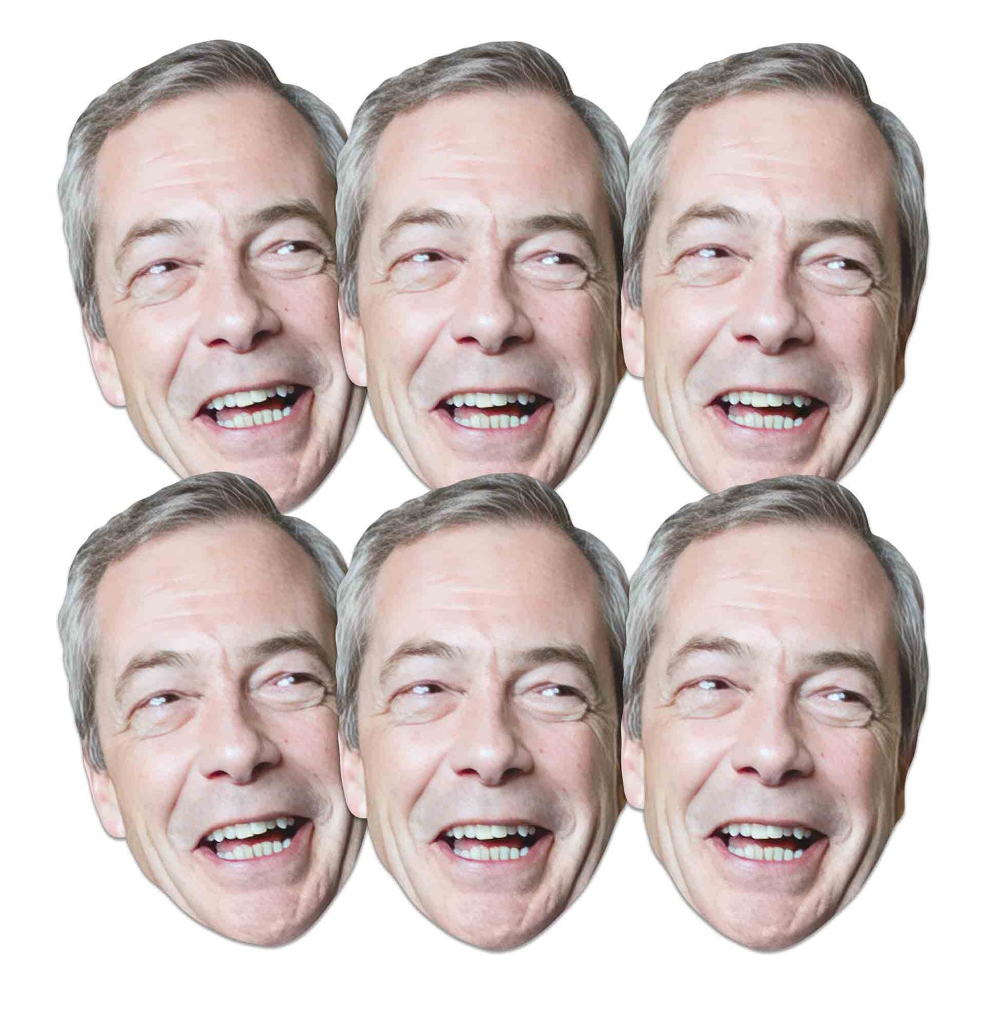 SMP456	Nigel Farage 6 Pack Masks