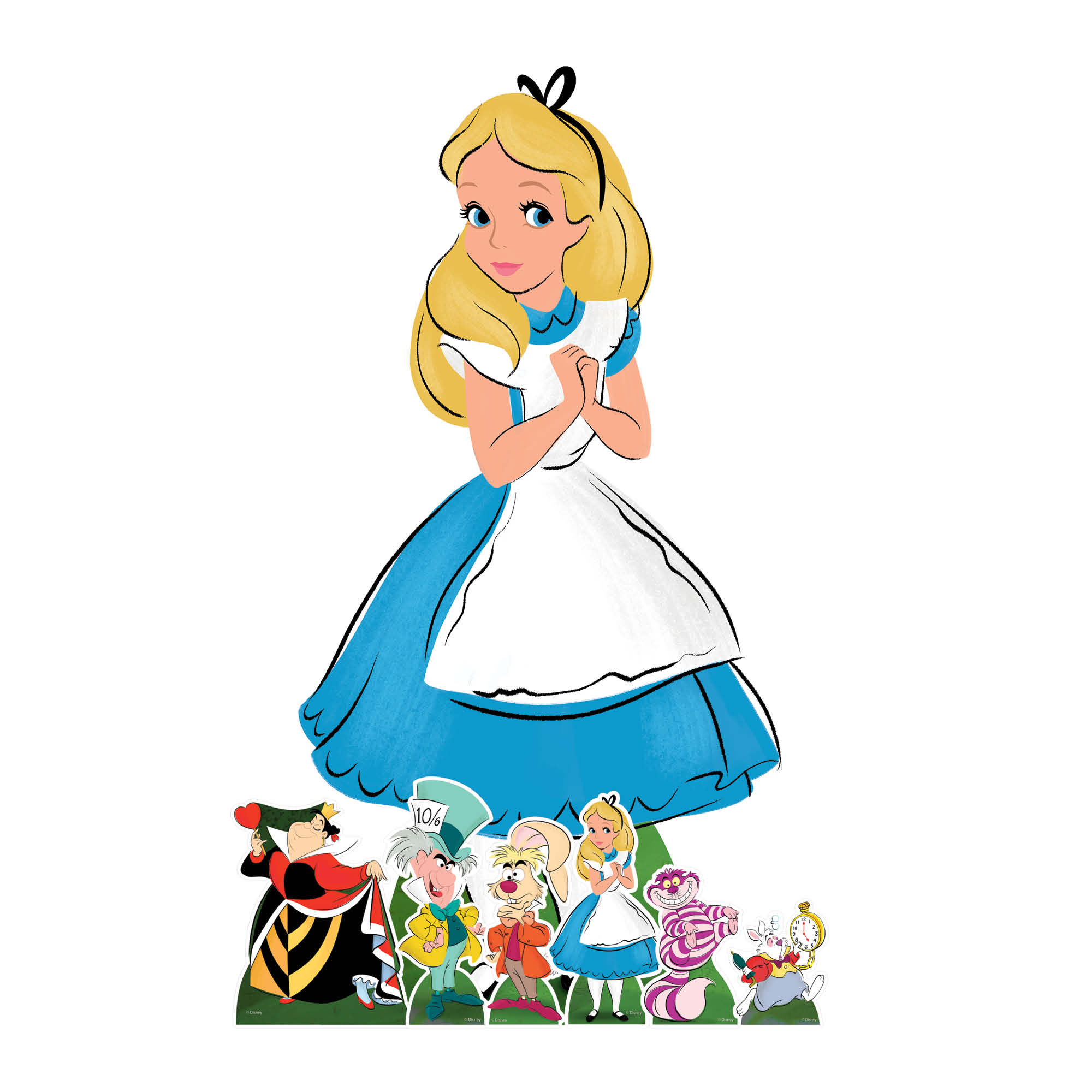 Alice in Wonderland SP Cardboard Cut Out Height 134cm – mycardboardcutout